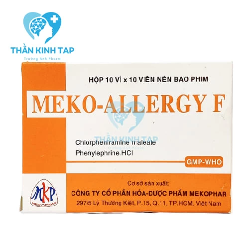 Meko - Allergy F - Thuốc điều trị viêm mũi dị ứng, mề đay